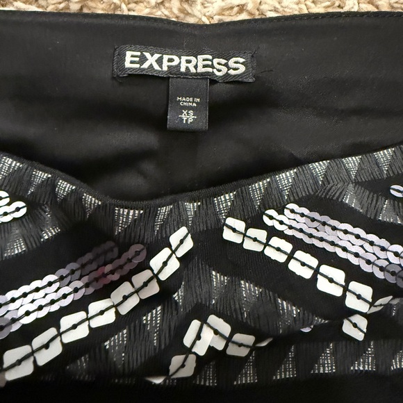 Express mini skirt black & silver - Picture 2 of 2